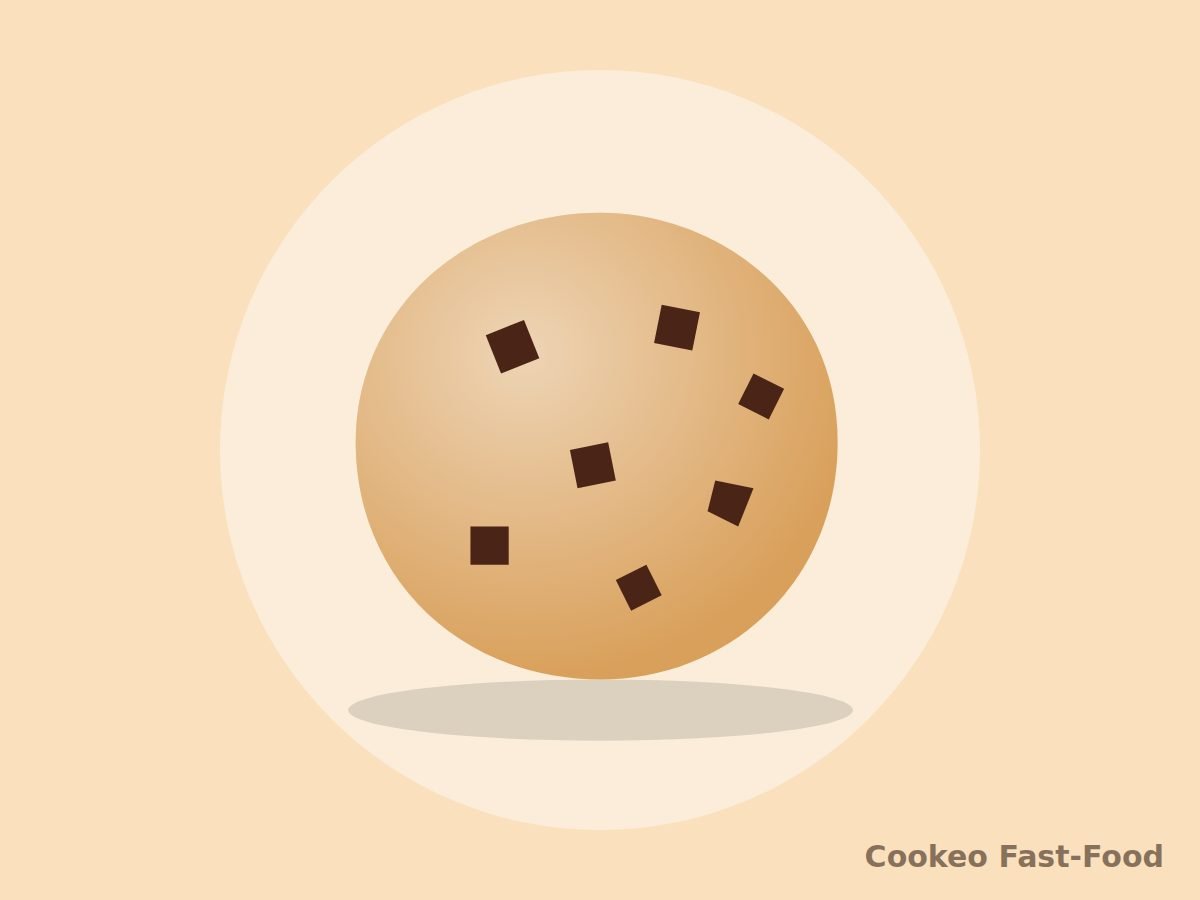 Cookie géant pomme-cannelle au Cookeo