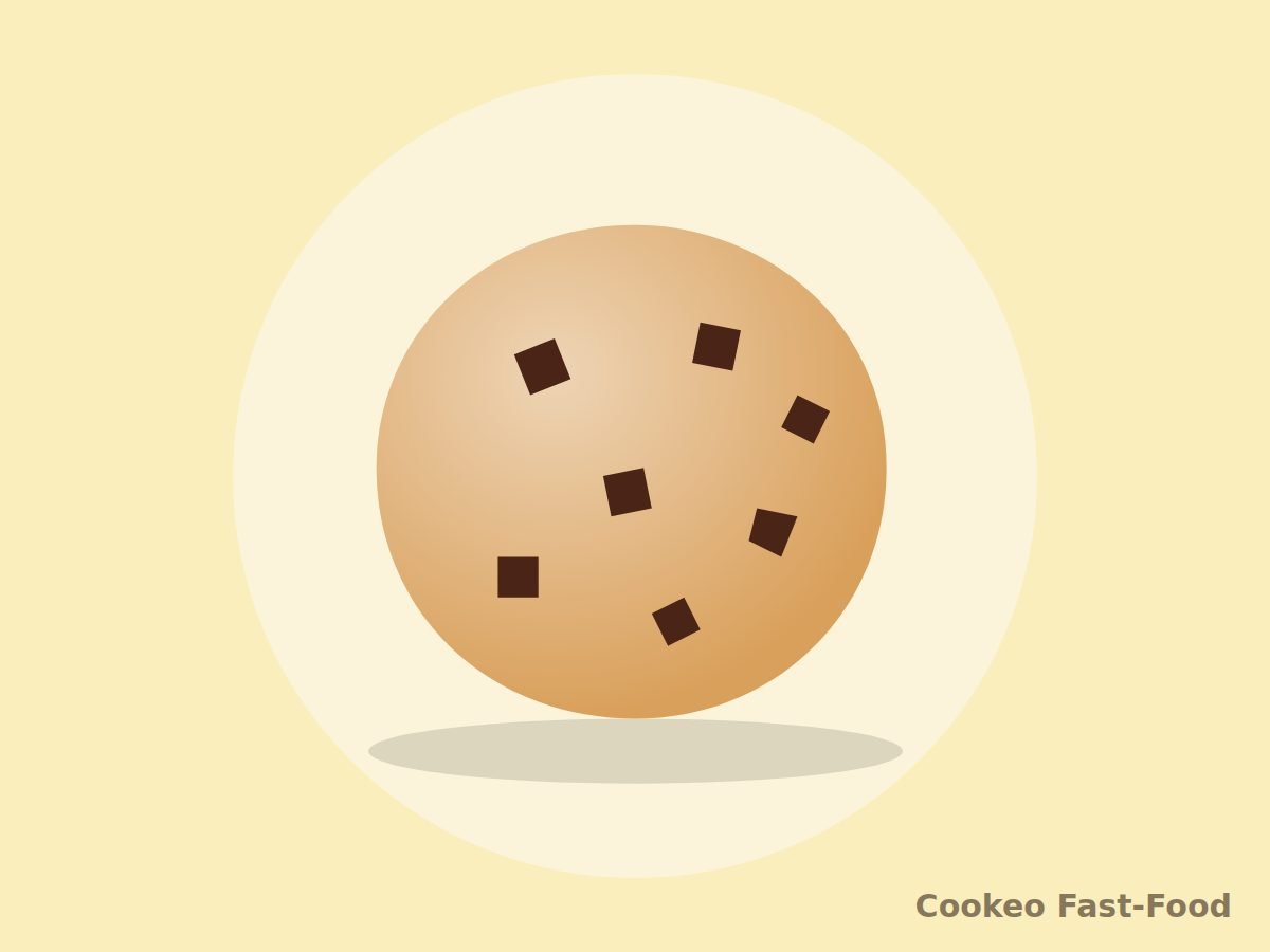 Cookie géant banane-caramel au Cookeo