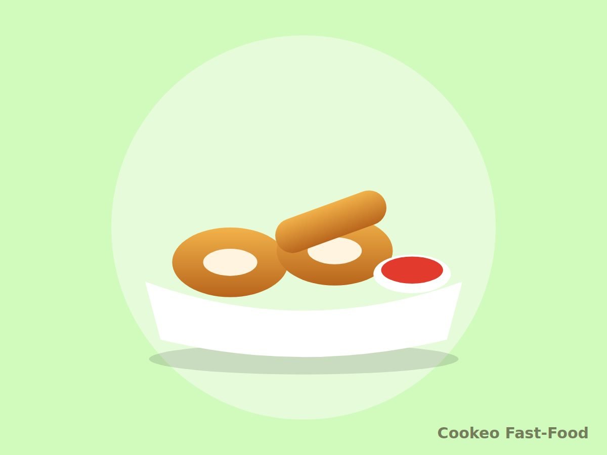 Onion rings et sauce ranch maison au Cookeo